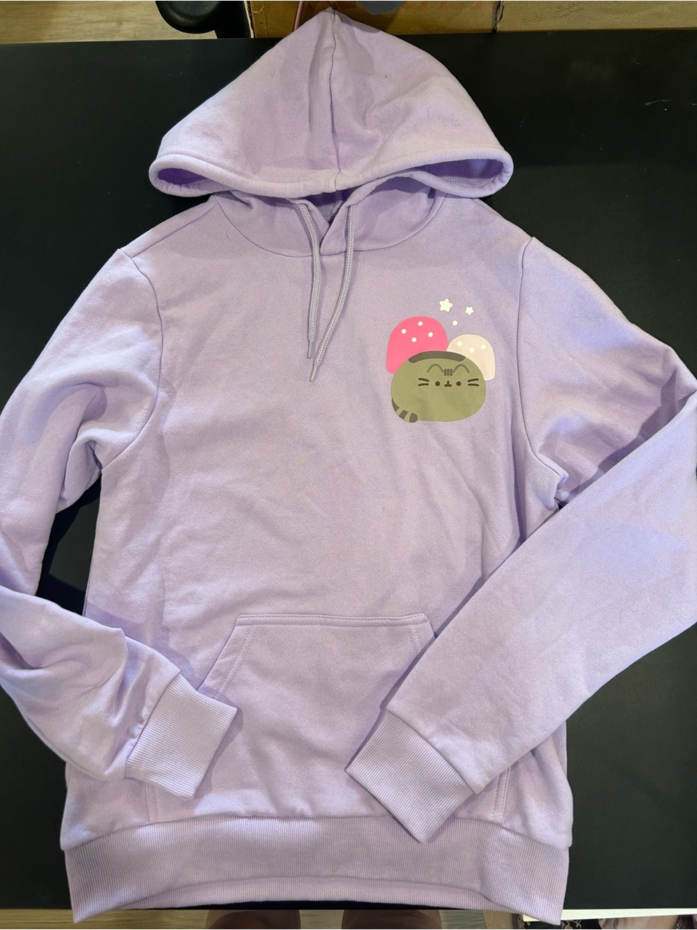Lavender Pusheen Graphic Hoodie Sweatshirt